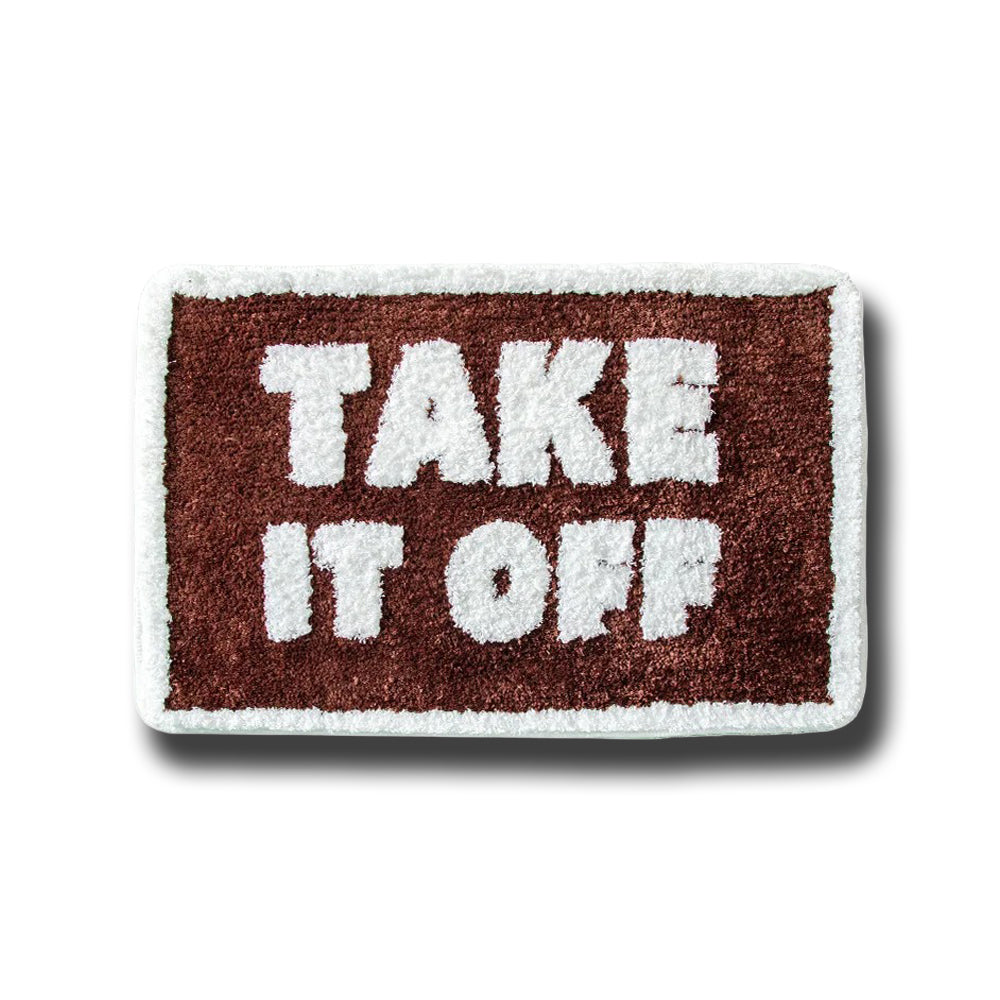 "Take It Off" Bath Mat