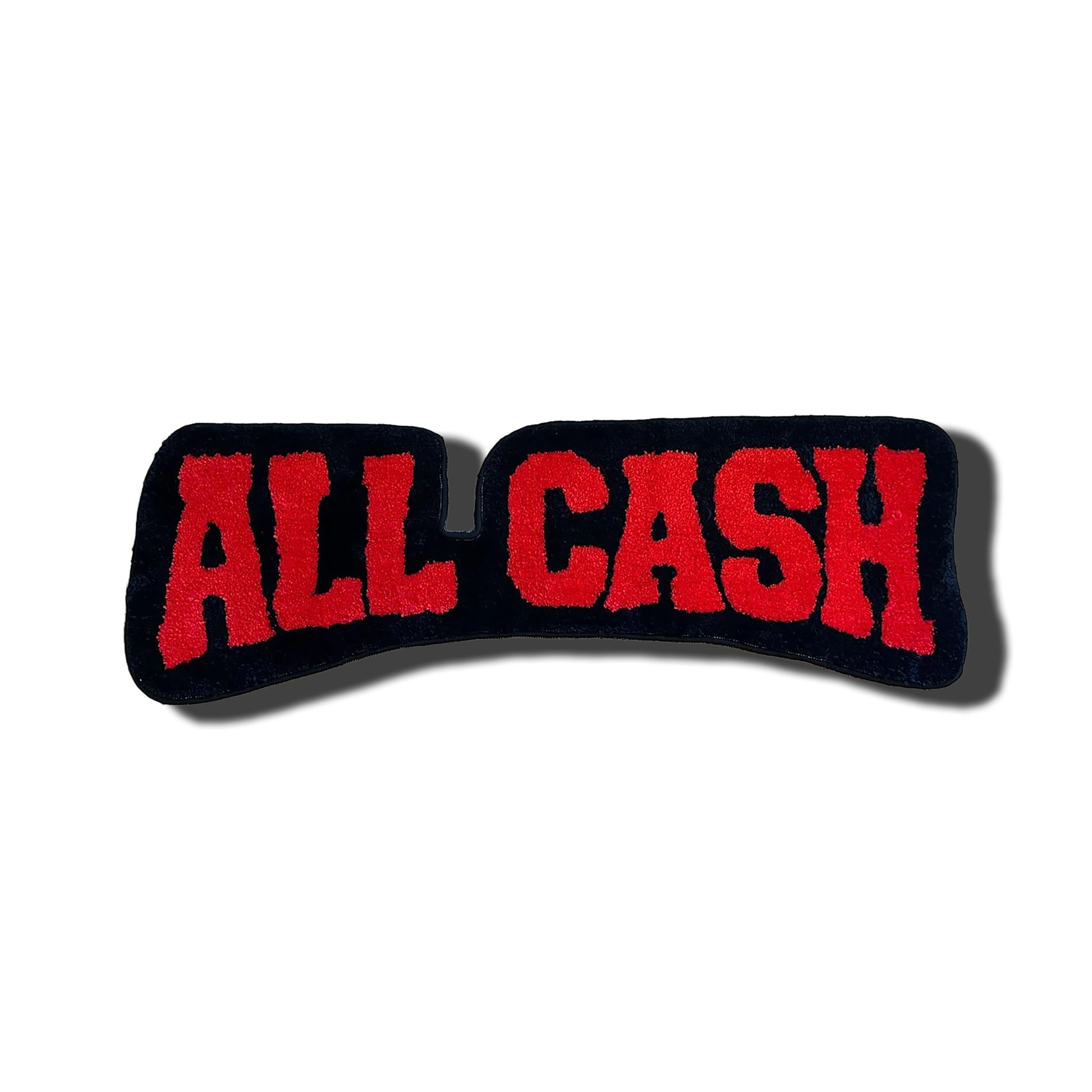 All Cash Rug Red Black frontal