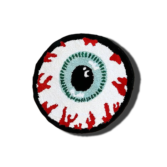 Eyeball Rug white red black blue green frontal