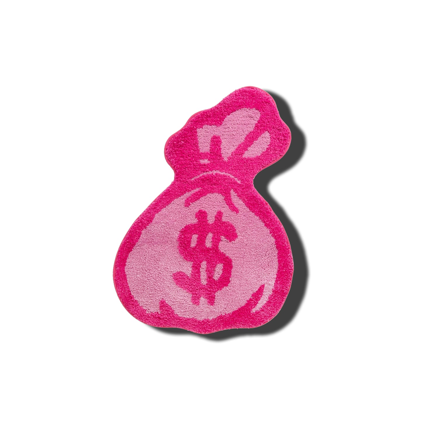 Pink Money Bag Rug pink light pink frontal