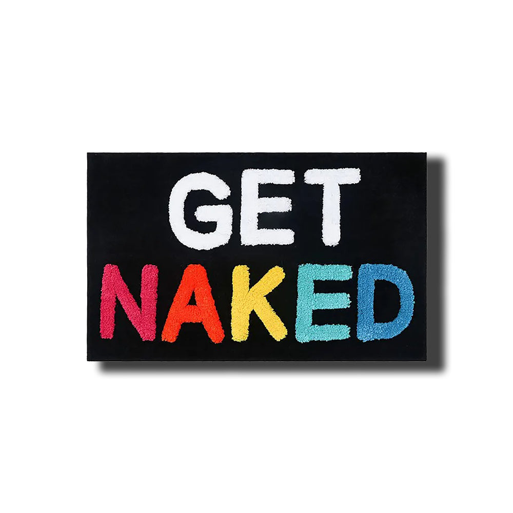 "Get Naked" Bath Mat