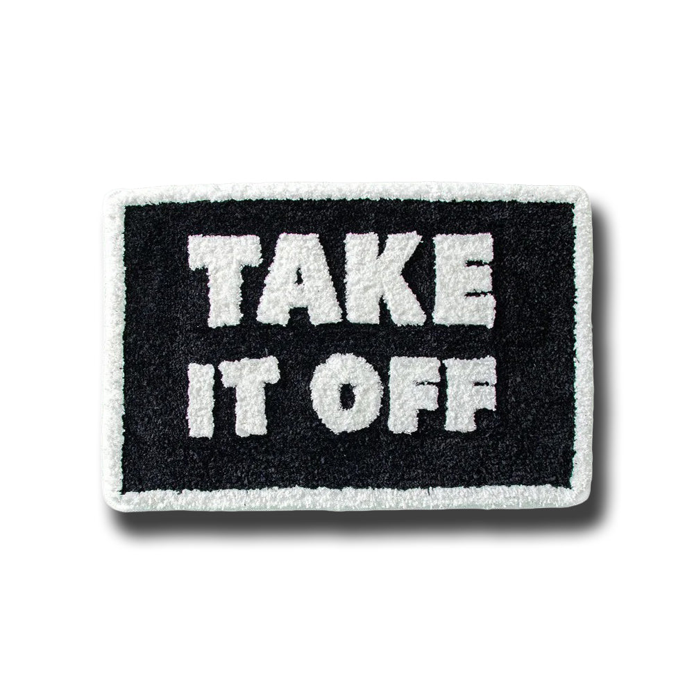 "Take It Off" Bath Mat