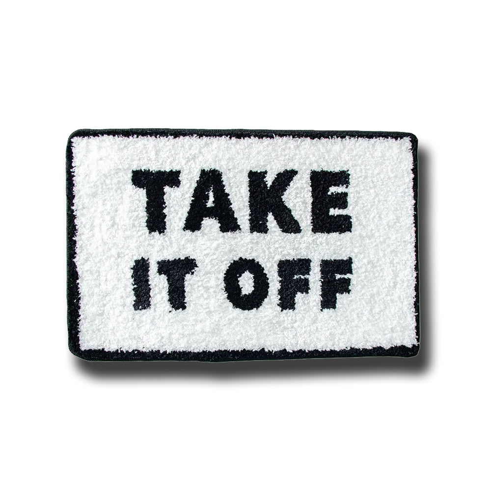 "Take It Off" Bath Mat